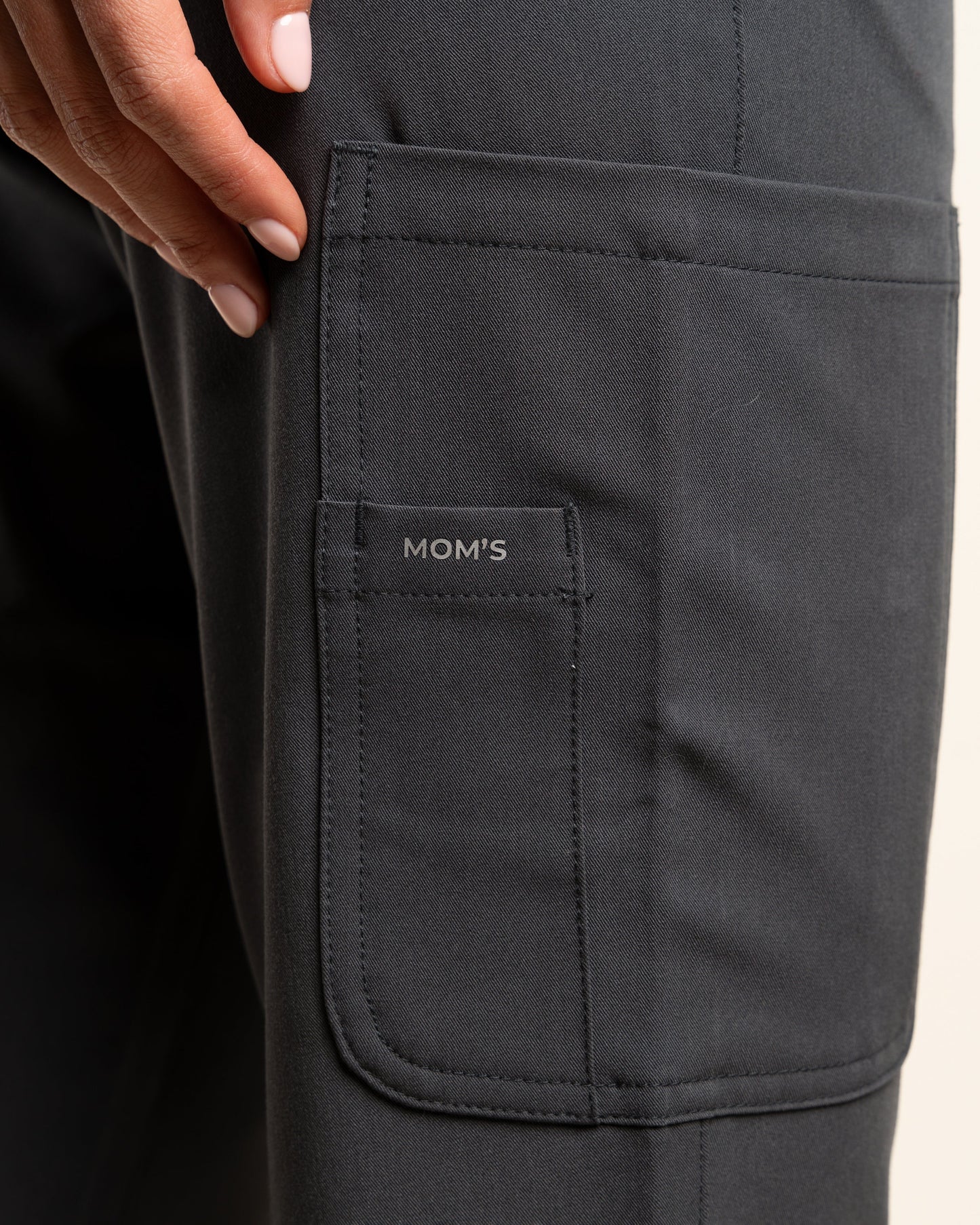 PANTALÓN MUJER MOM'S GRIS