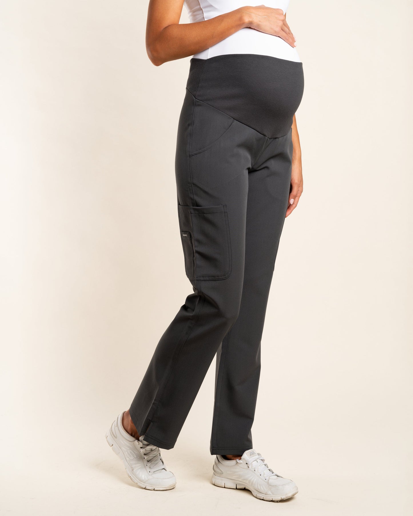 PANTALÓN MUJER MOM'S GRIS