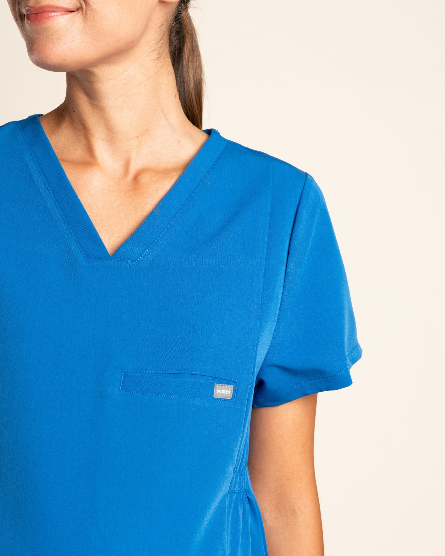 TOP MUJER MOM'S AZUL REY