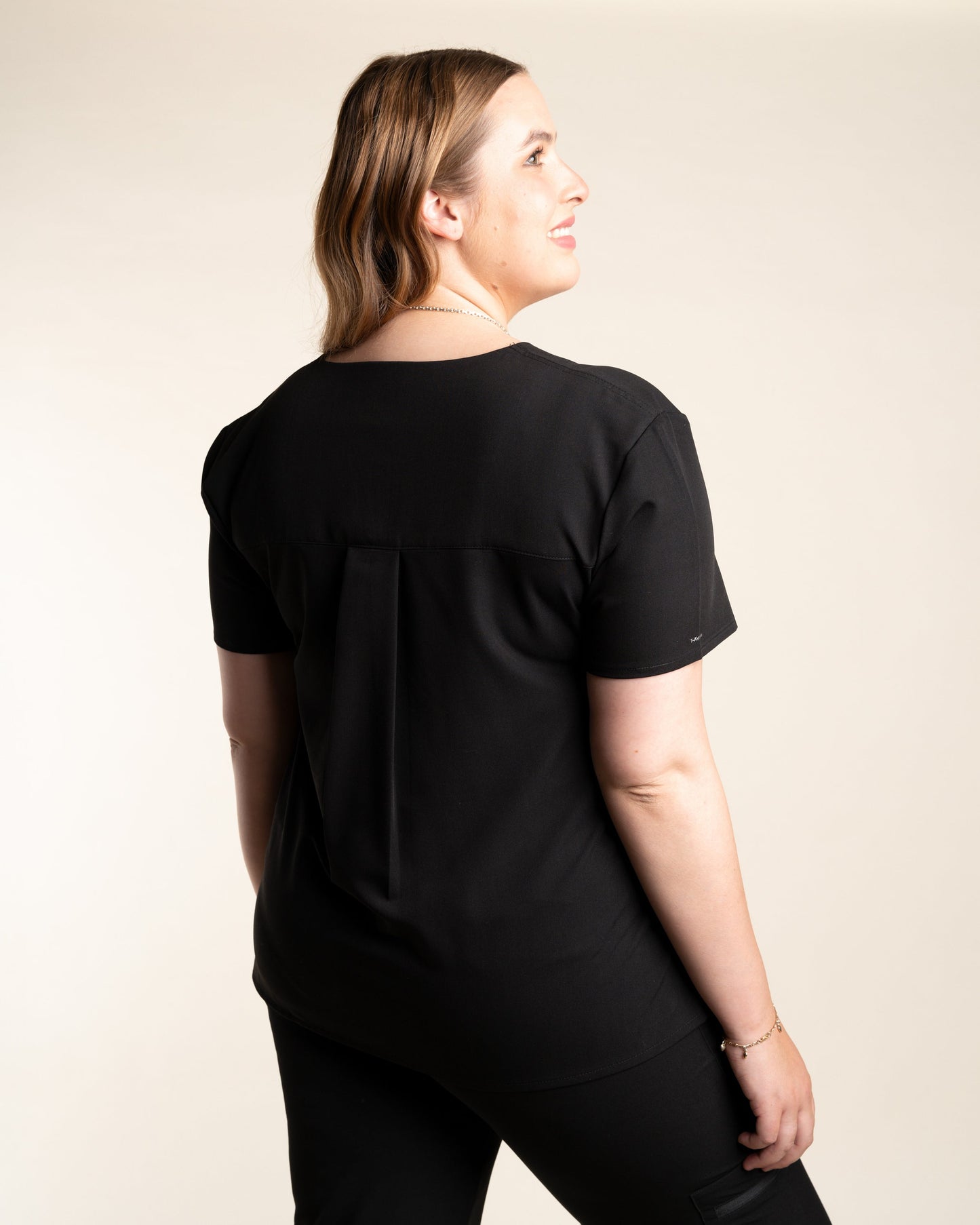 TOP MUJER CURVE NEGRO