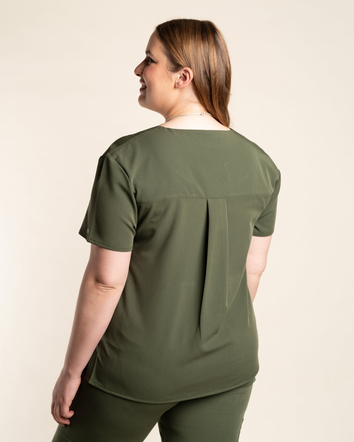 TOP MUJER CURVE MILITARY