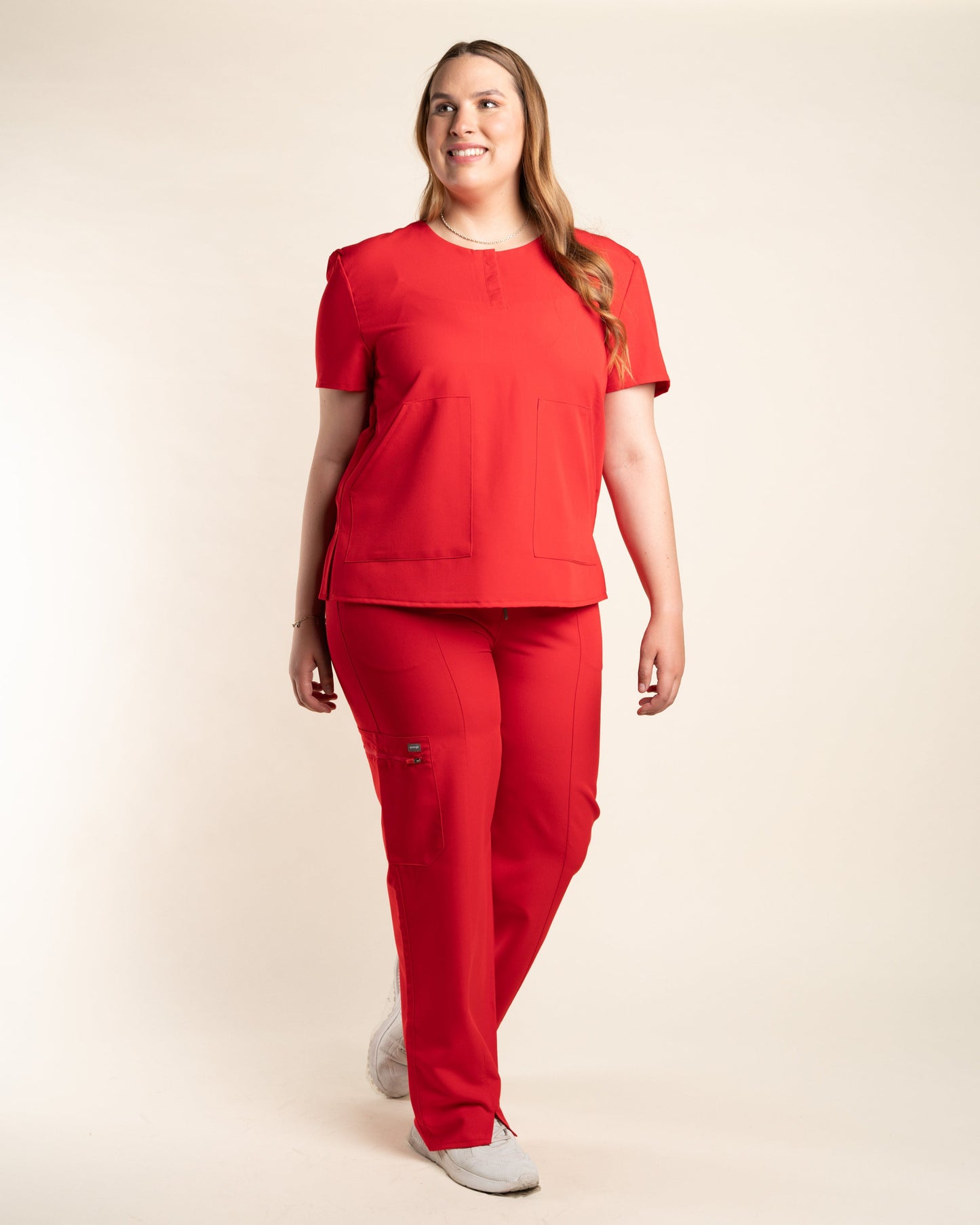 PANTALÓN MUJER CURVE ROJO