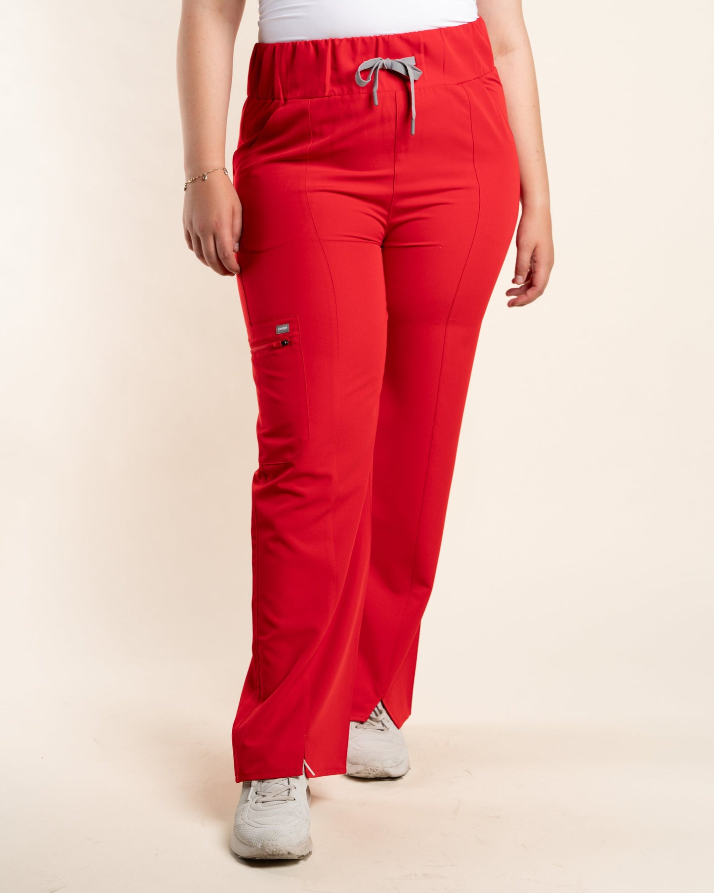 PANTALÓN MUJER CURVE ROJO