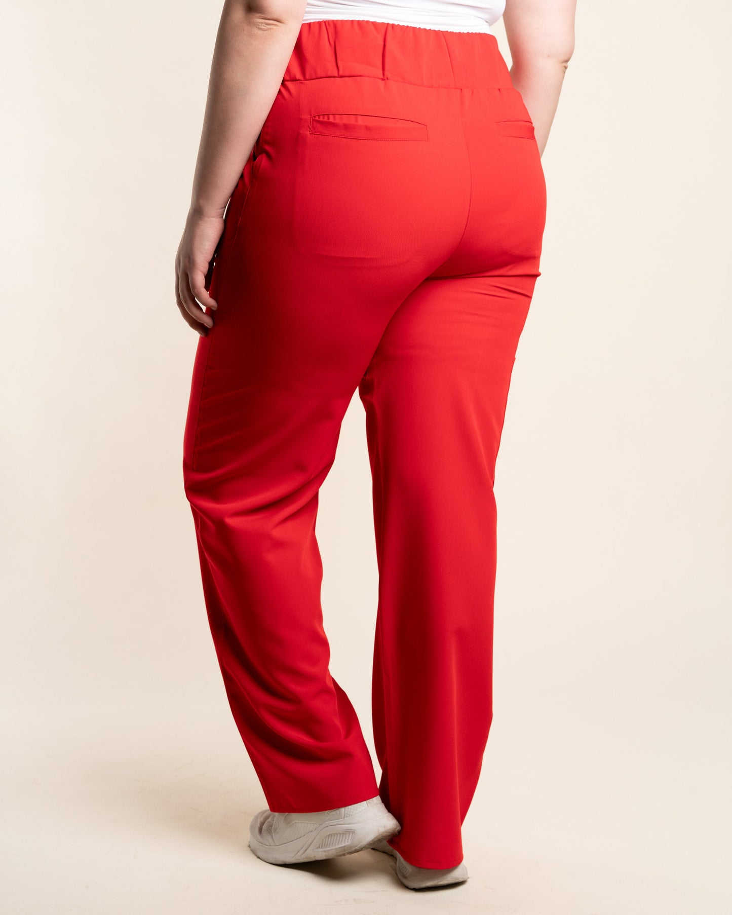 PANTALÓN MUJER CURVE ROJO