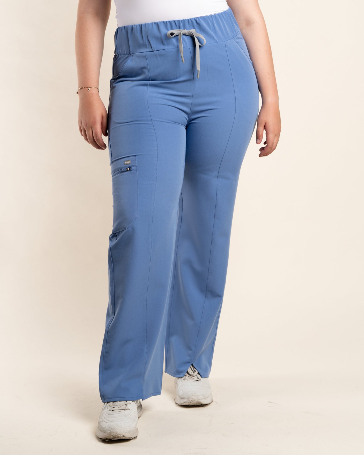 PANTALÓN MUJER CURVE CELESTE