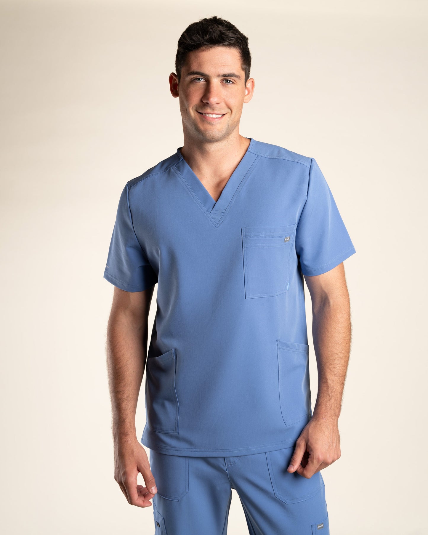 TOP HOMBRE AQUA CELESTE