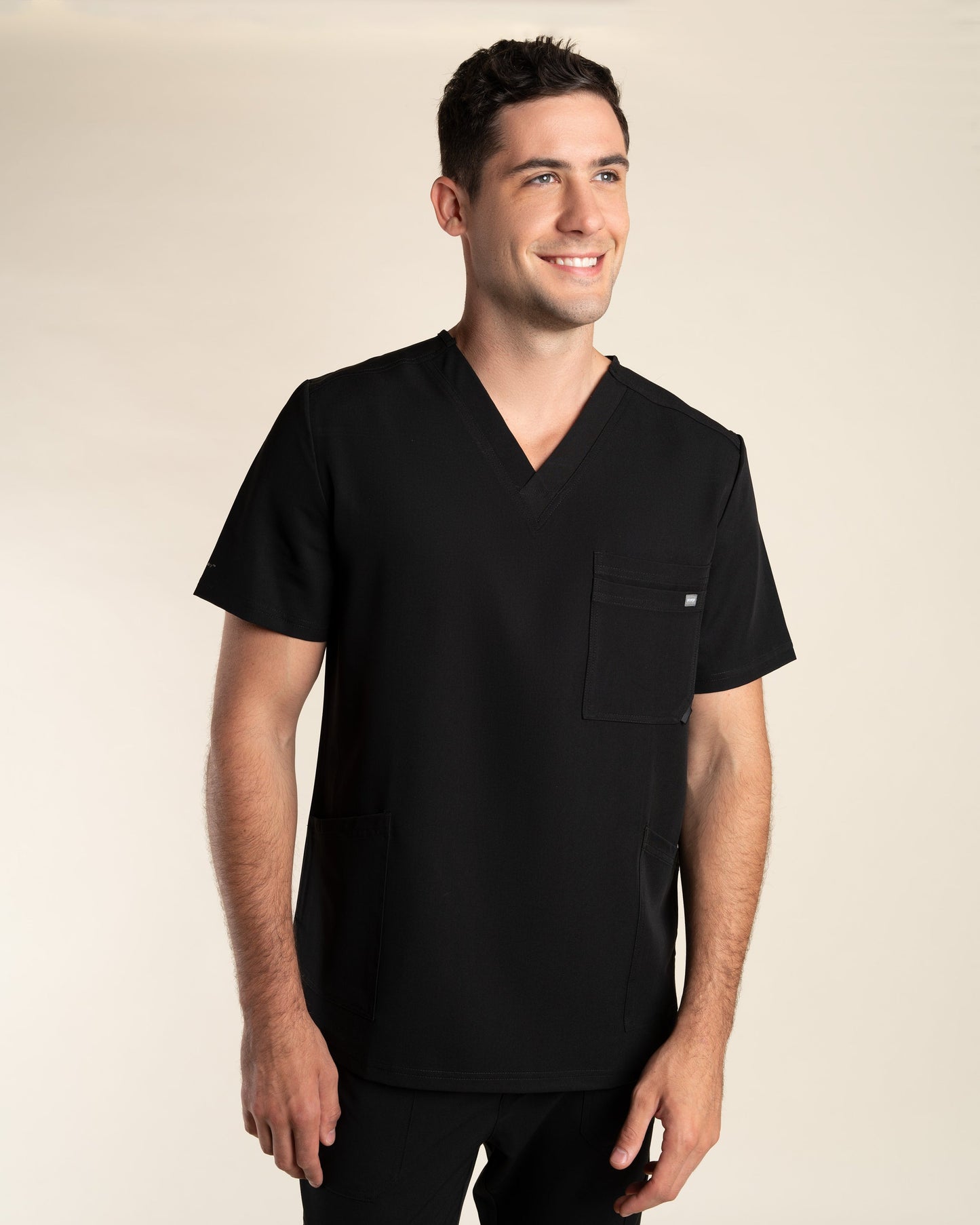 TOP HOMBRE AQUA NEGRO