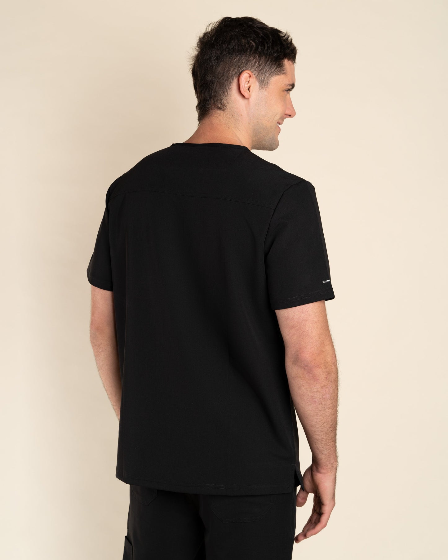 TOP HOMBRE AQUA NEGRO