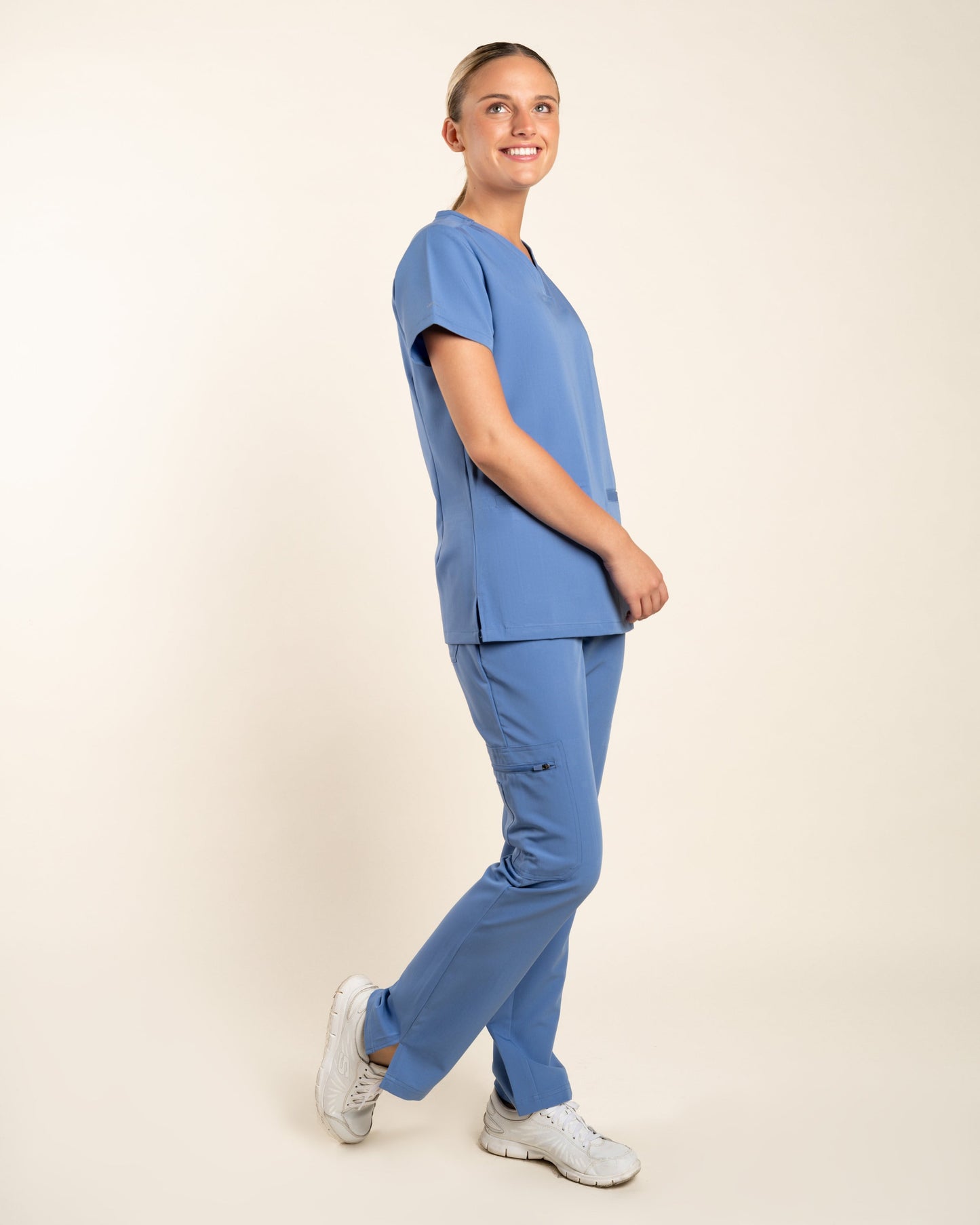 PANTALÓN MUJER AQUA CELESTE