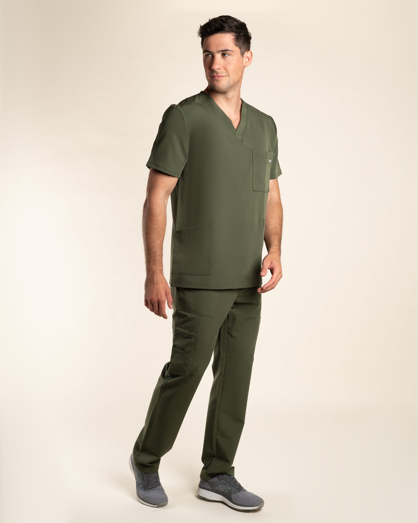 TOP HOMBRE AQUA MILITARY