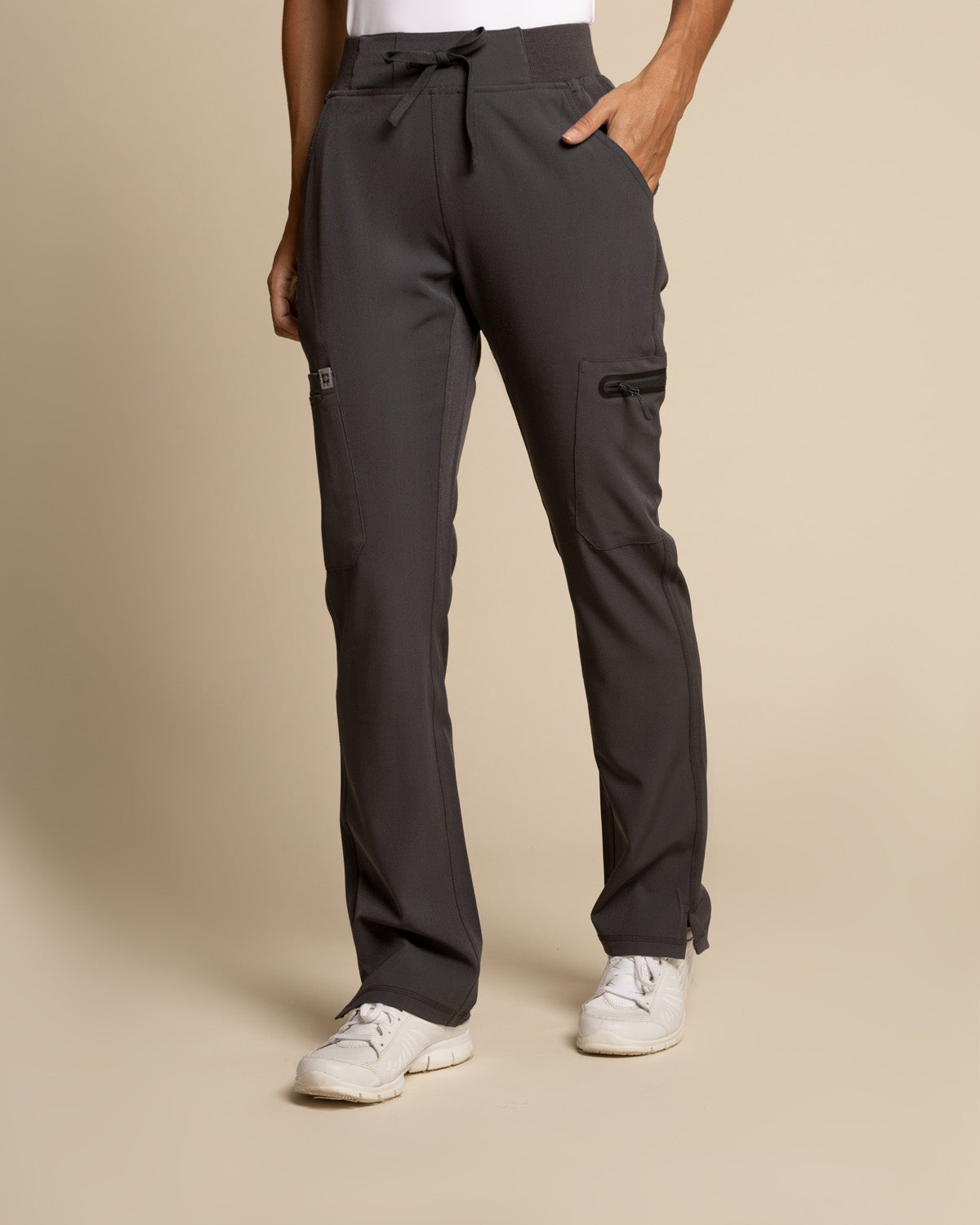 PANTALÓN MUJER SPORT STRETCH GRIS