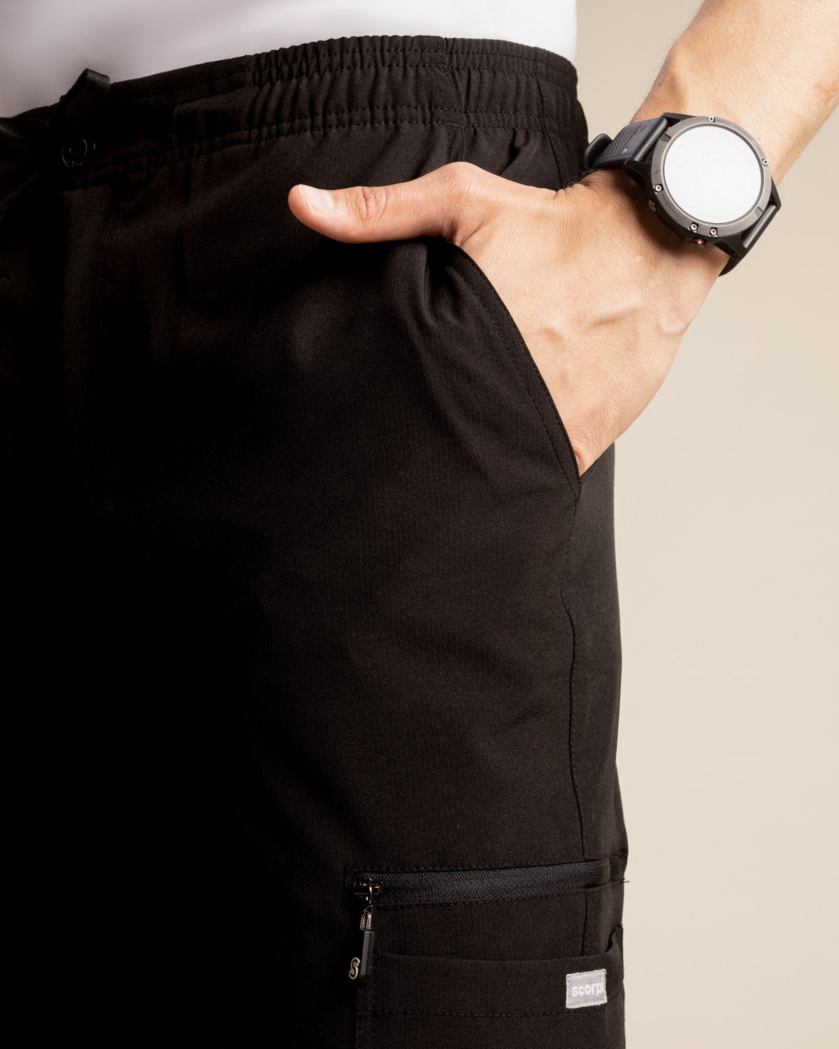 PANTALÓN HOMBRE WONDER NEGRO ♻