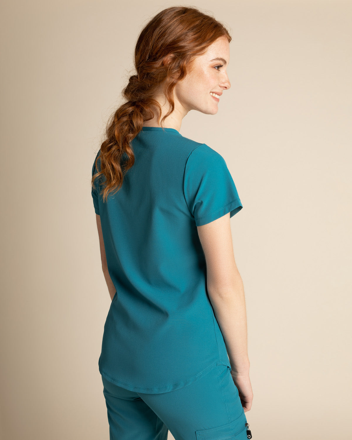 TOP MUJER WONDER TEAL BLUE ♻