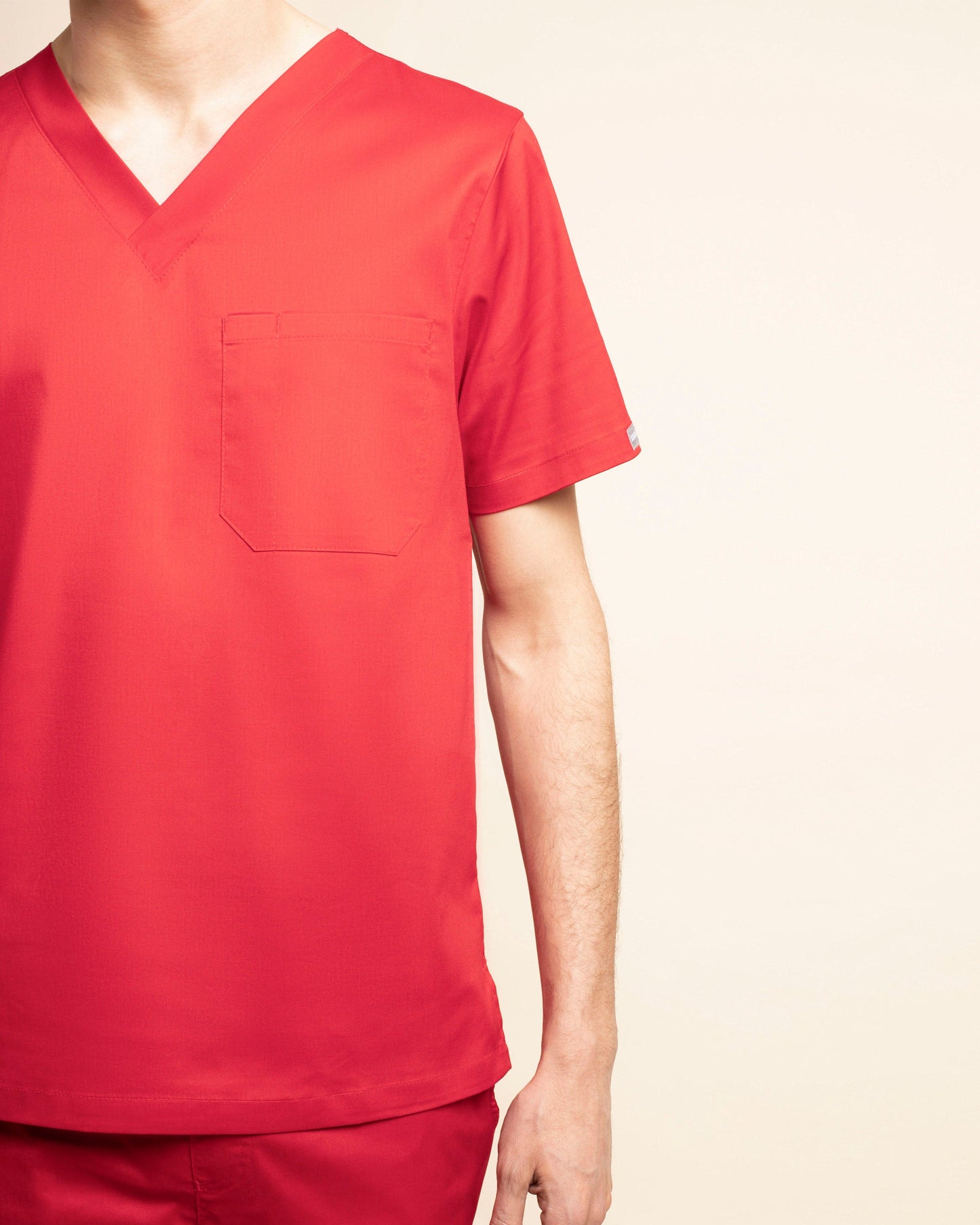 TOP HOMBRE WORK ROJO