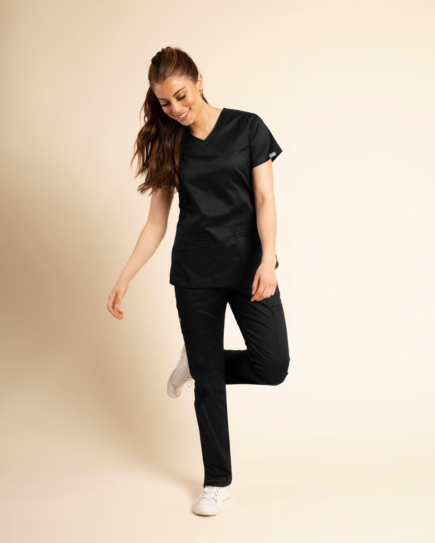 PANTALÓN MUJER WORK NEGRO