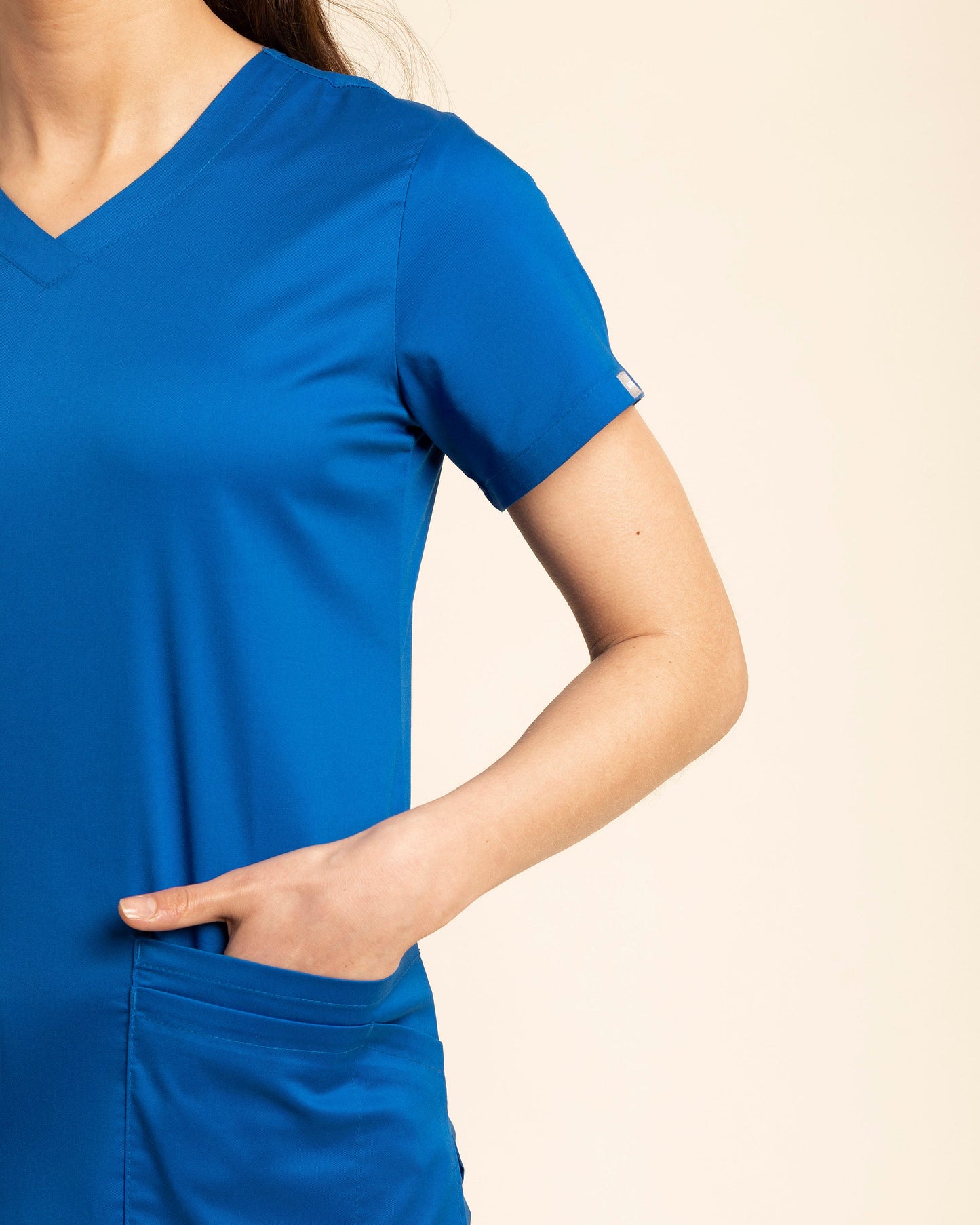 TOP MUJER WORK AZUL REY