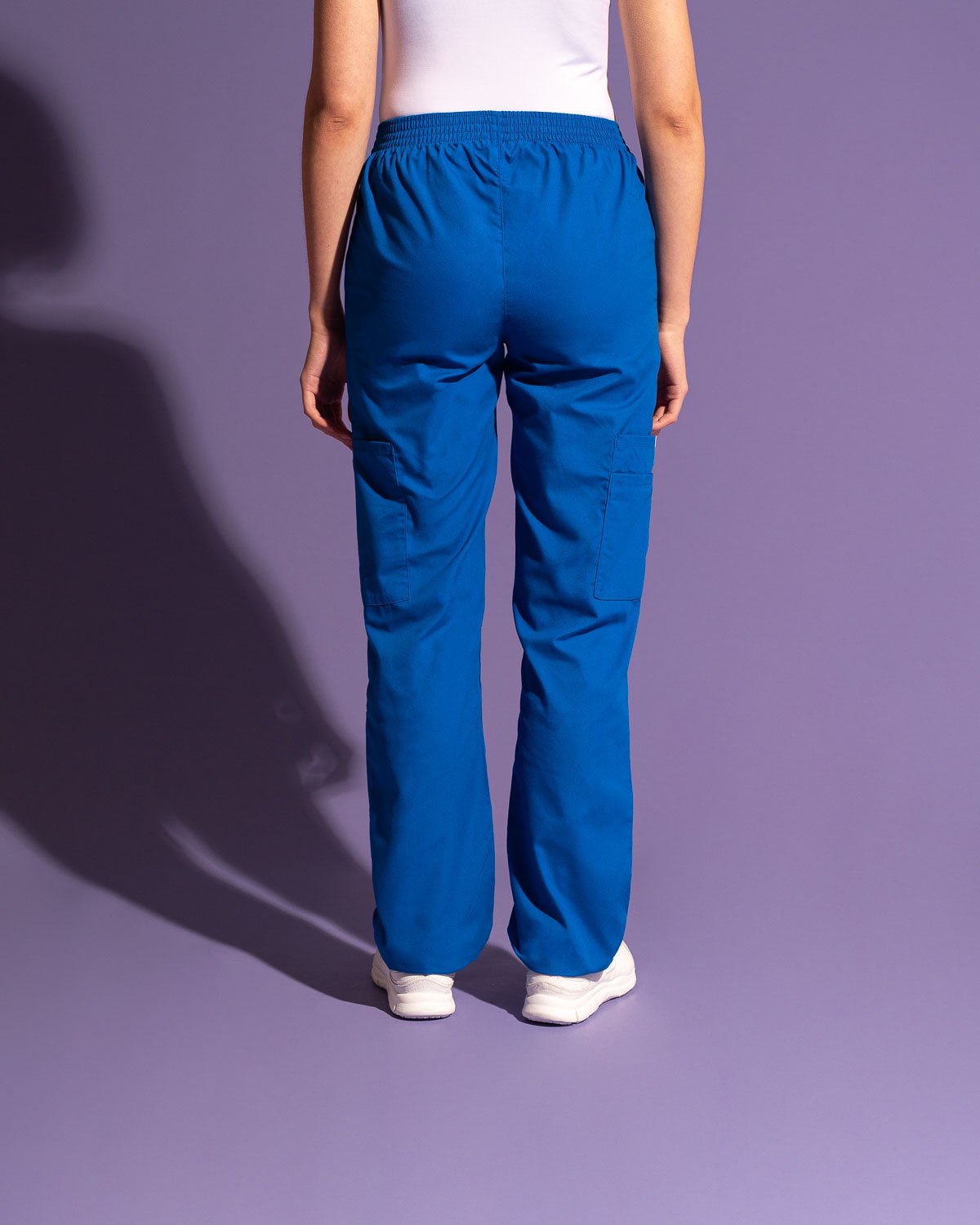 PANTALON MUJER BASICS AZUL REY