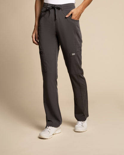 PANTALÓN MUJER COMFORT PETITE GRIS