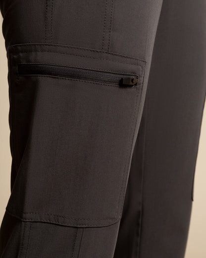 PANTALÓN MUJER COMFORT PETITE GRIS