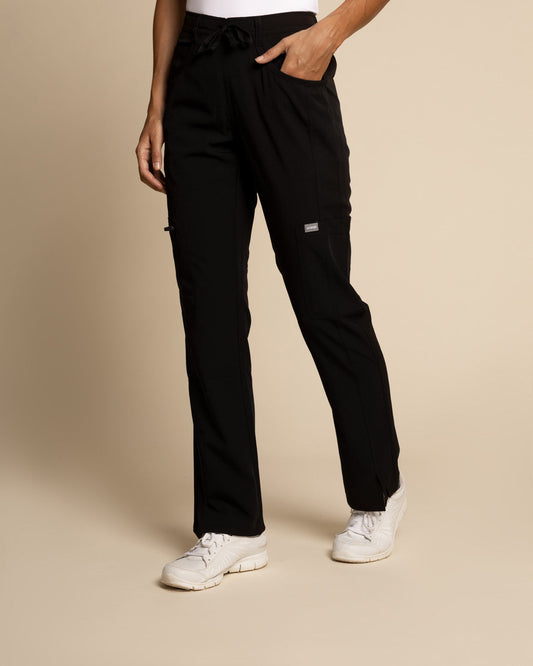 PANTALÓN MUJER COMFORT PETITE NEGRO
