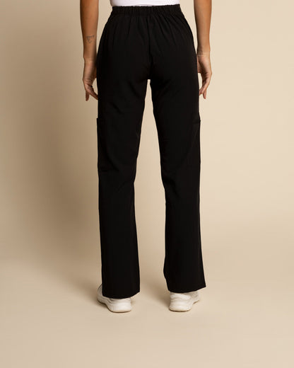 PANTALÓN MUJER COMFORT PETITE NEGRO