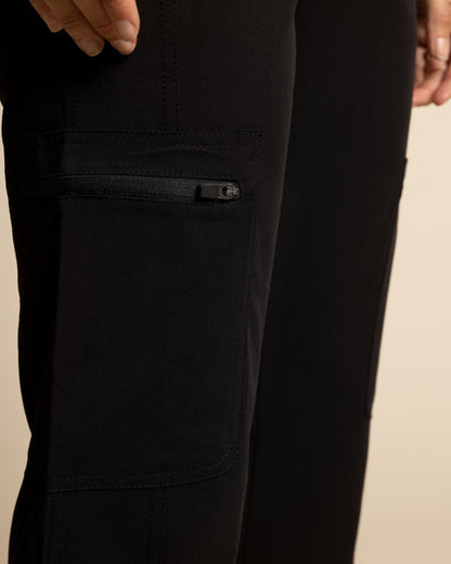 PANTALÓN MUJER COMFORT PETITE NEGRO