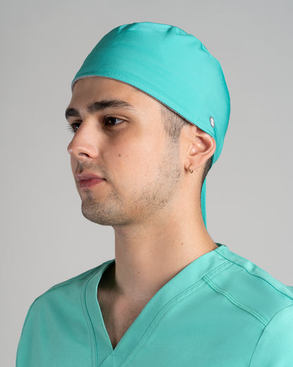 GORRO UNISEX CLÍNICO COLOR BLOCK SURGICAL GREEN