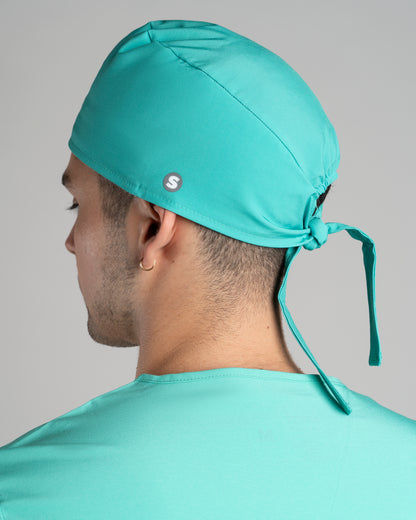 GORRO UNISEX CLÍNICO COLOR BLOCK SURGICAL GREEN