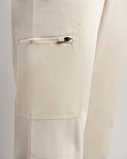 PANTALÓN MUJER COMFORT BEIGE