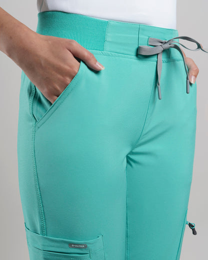 PANTALON MUJER SPORT STRETCH SURGICAL GREEN