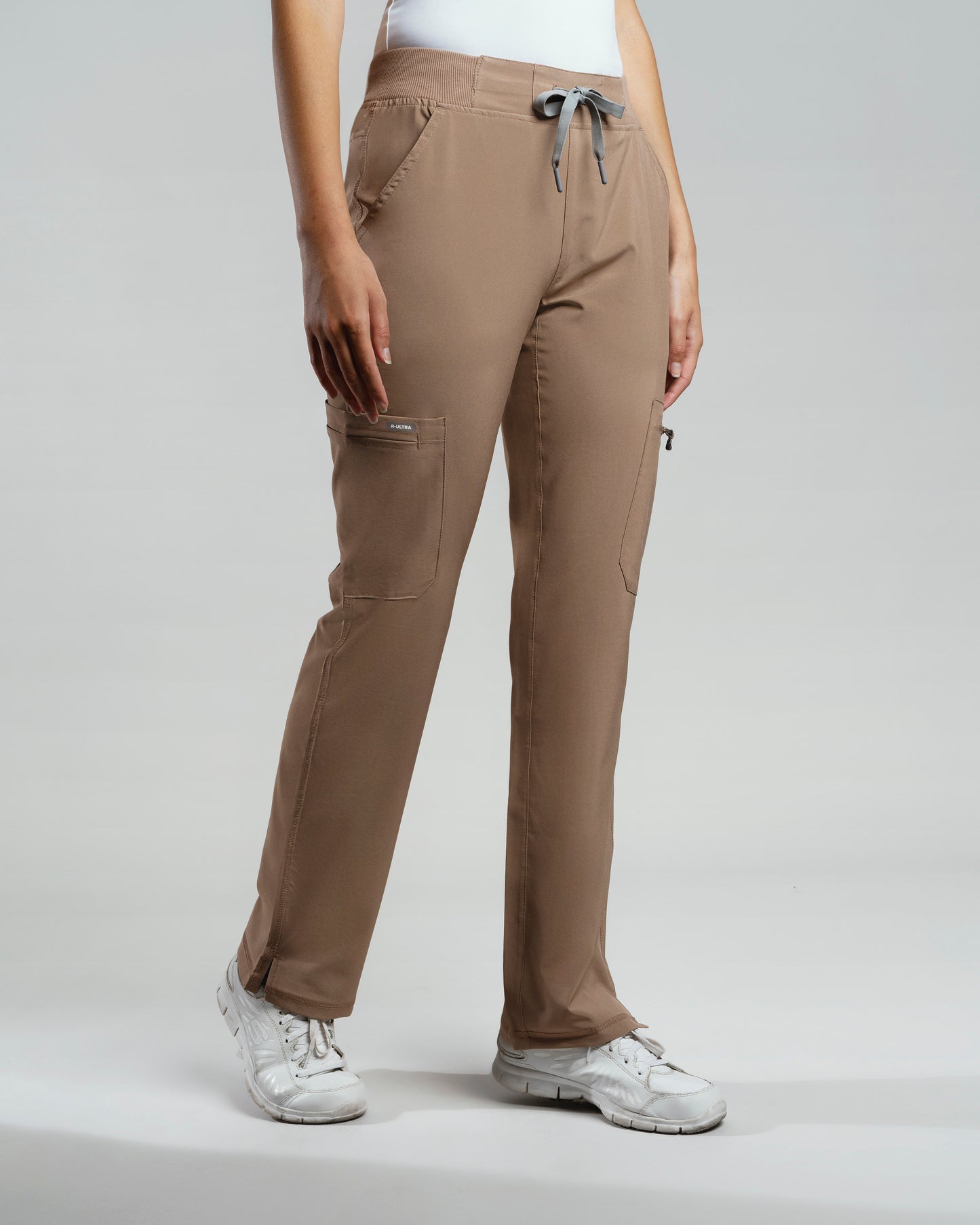 PANTALON MUJER SPORT STRETCH TAUPE