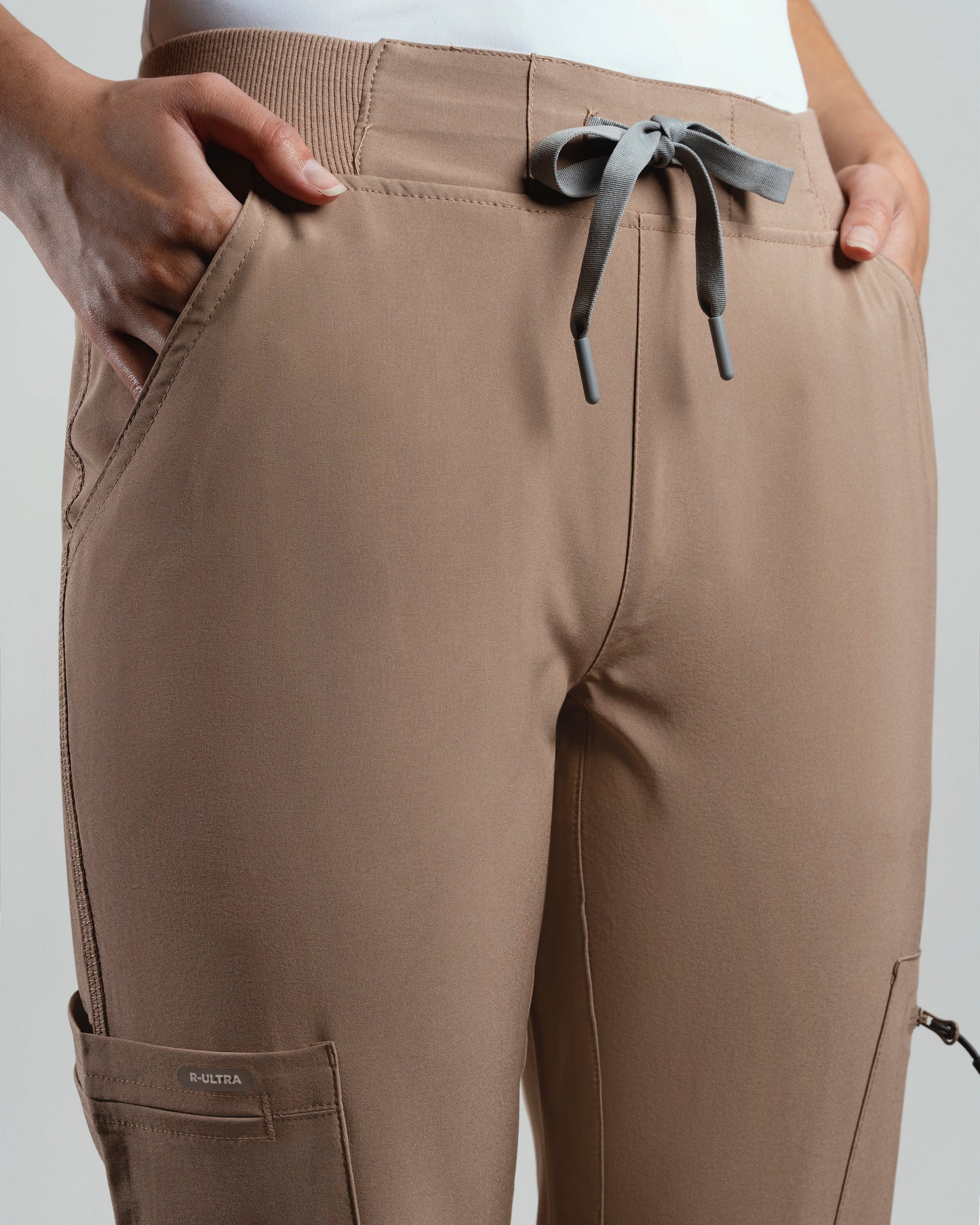 PANTALON MUJER SPORT STRETCH TAUPE