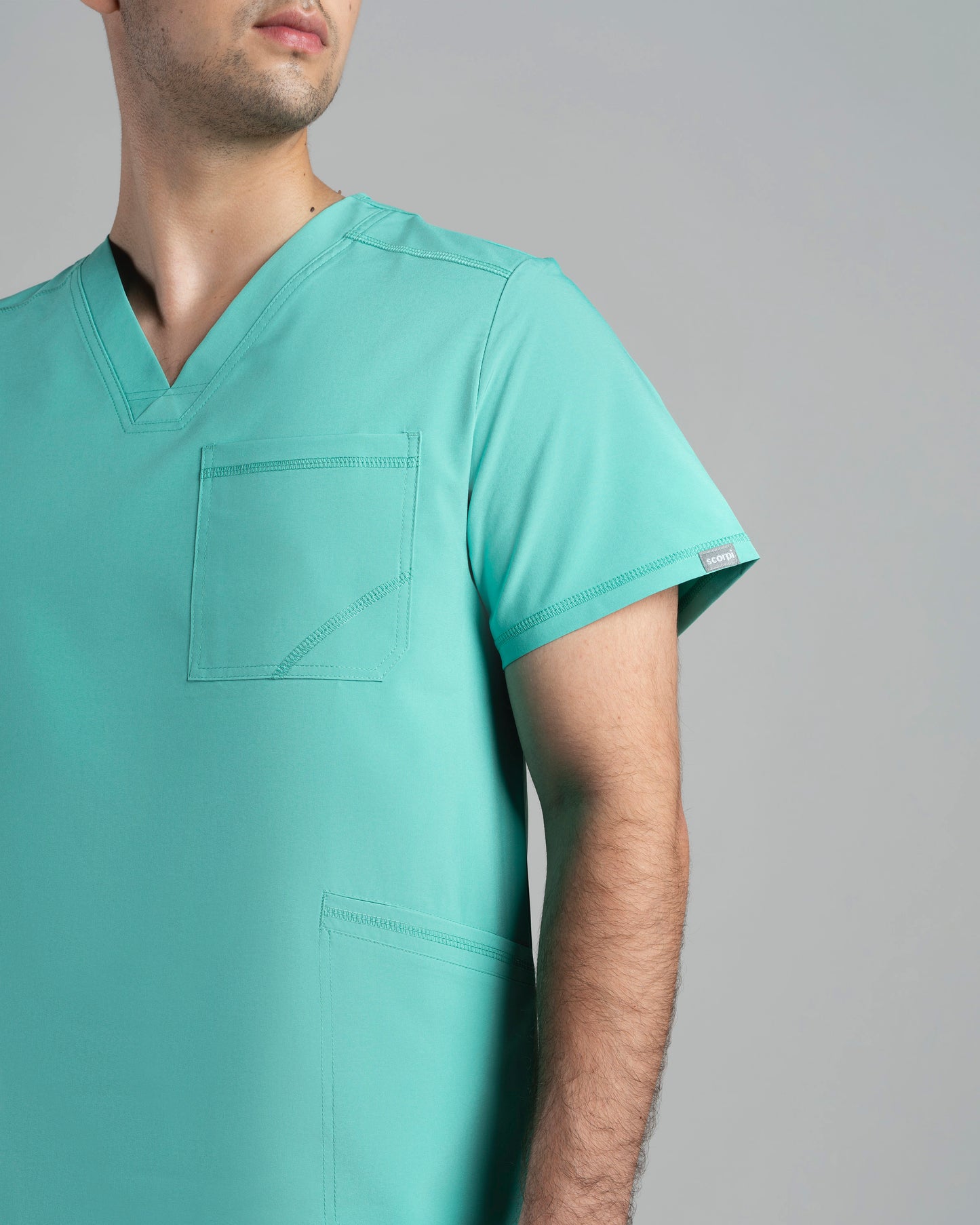 TOP HOMBRE SPORT STRETCH SURGICAL GREEN