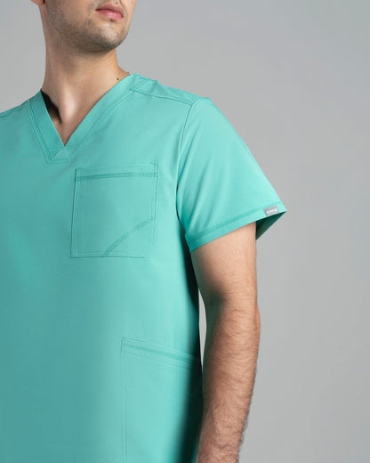 TOP HOMBRE SPORT STRETCH SURGICAL GREEN
