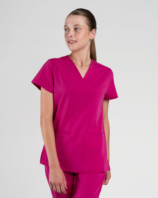 TOP MUJER AQUA FUCSIA