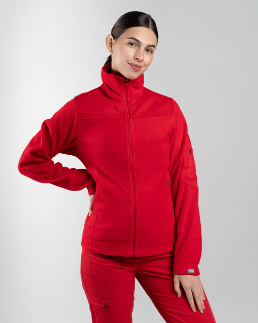 POLAR MICROFLEECE MUJER ROJO