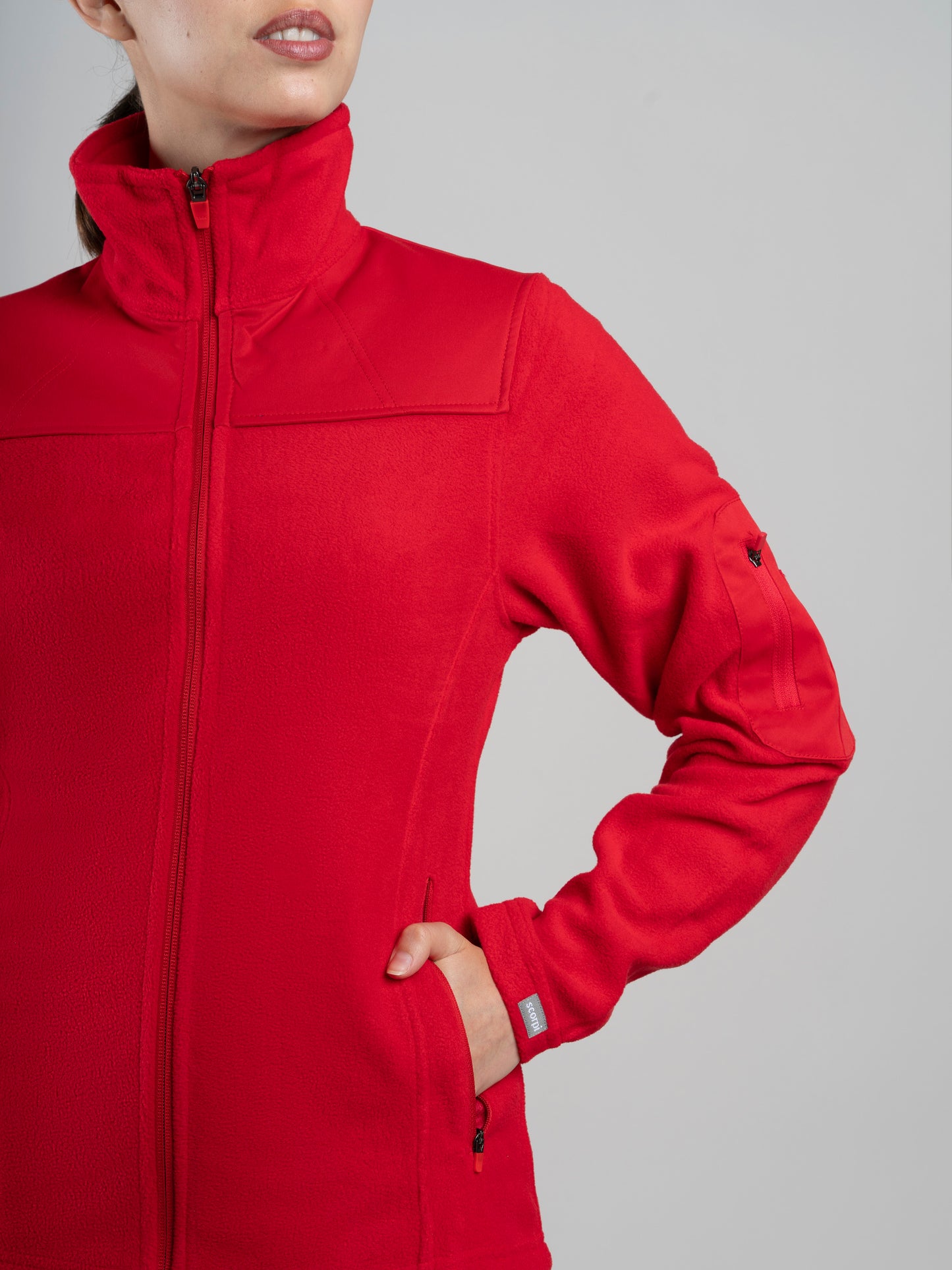 POLAR MICROFLEECE MUJER ROJO