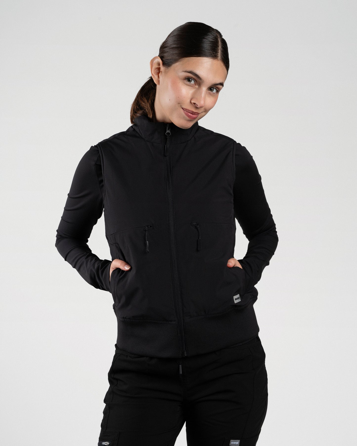 VEST MUJER NEGRO