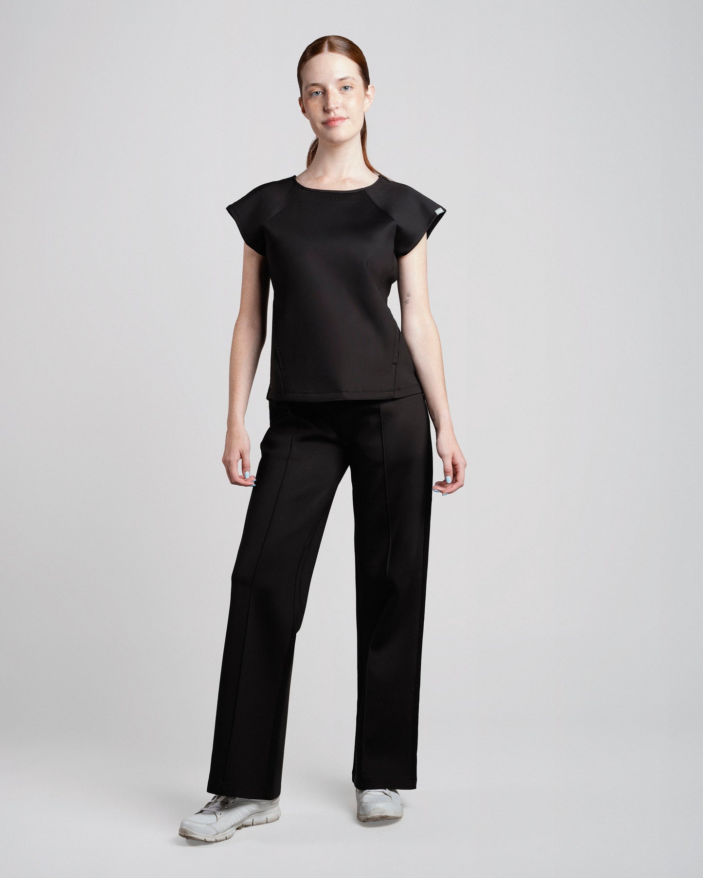 PANTALON MUJER ELASTIC SCRUB NEGRO