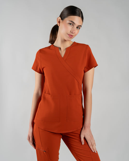 TOP MUJER COMFORT TERRACOTA