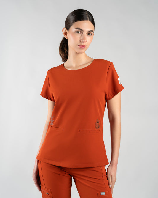 TOP MUJER LOONEY TUNES TERRACOTA