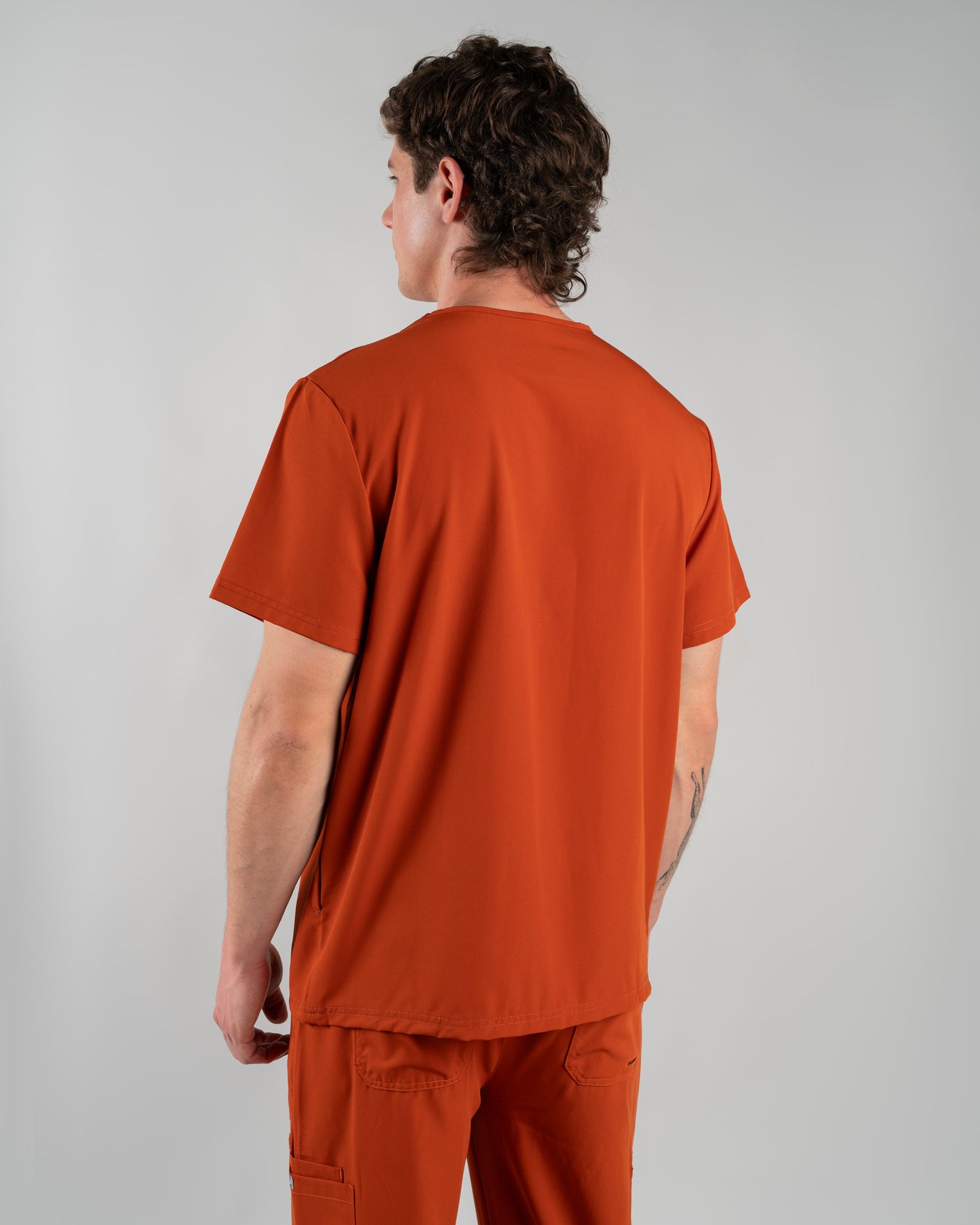 TOP HOMBRE COMFORT TERRACOTA