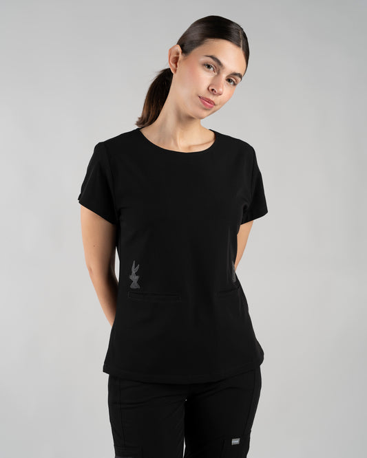 TOP MUJER LOONEY TUNES NEGRO