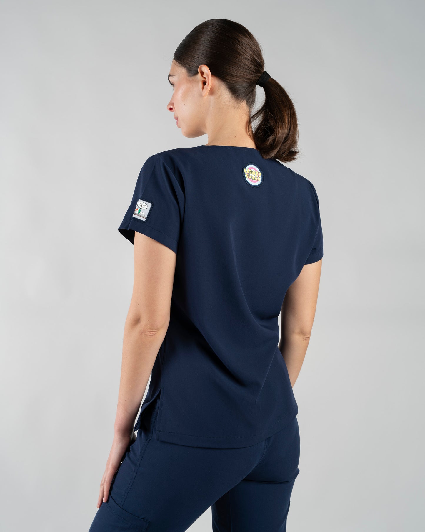 TOP MUJER LOONEY TUNES AZUL MARINO