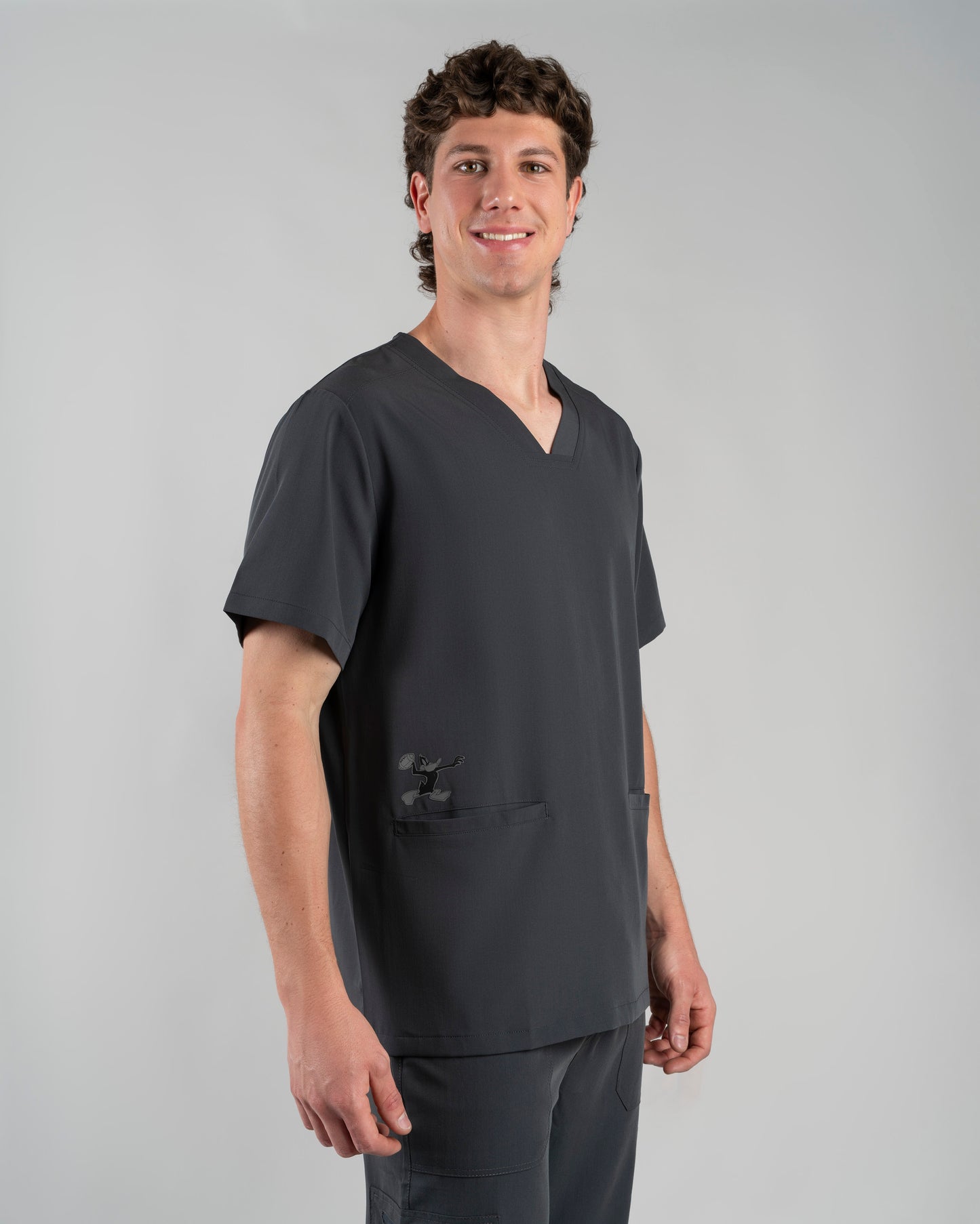 TOP HOMBRE LOONEY TUNES GRIS