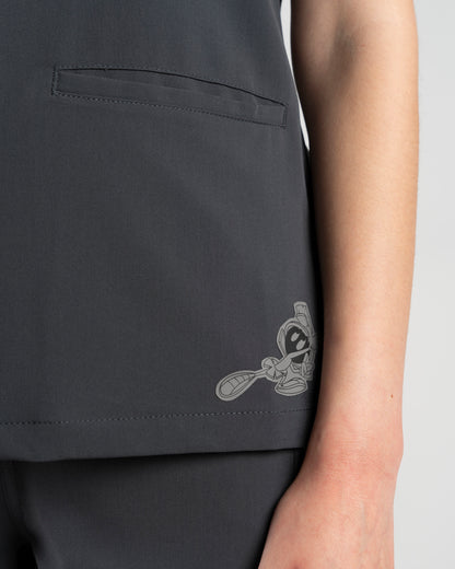 TOP MUJER LOONEY TUNES GRIS