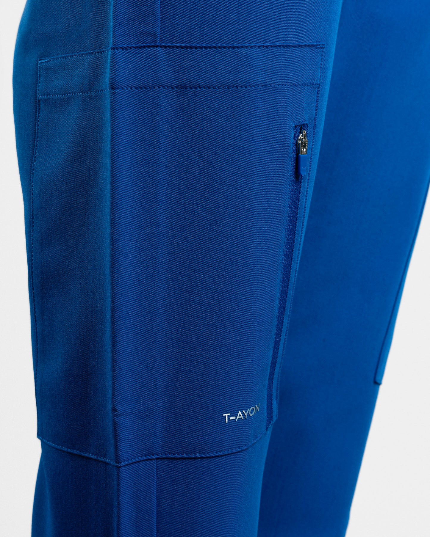 PANTALON MUJER DYNAMIC AZUL REY - PUÑO RIB