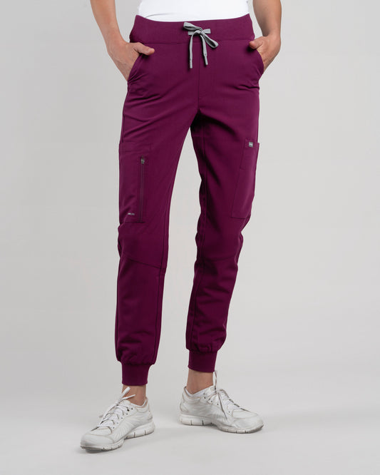 PANTALON MUJER DYNAMIC BURDEO - PUÑO RIB