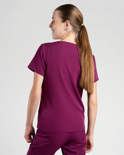 TOP MUJER DYNAMIC BURDEO - CUELLO RIB
