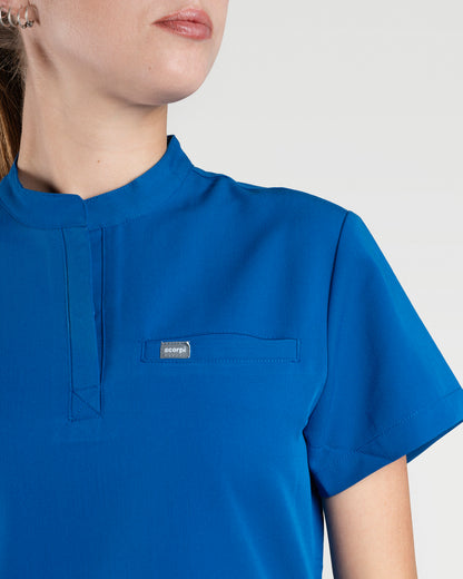 TOP MUJER DYNAMIC AZUL REY - CUELLO JOKE